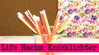 Life Hacks TOP 5 Knicklichter Sommer  Glow Sticks  Tipps amp Tricks Tutorial Party [upl. by Jeniece]