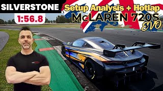 ACC Analisi Setup Silverstone  McLaren 720S GT3 Evo 1568  Massimo Zecchinelli [upl. by Nikal]