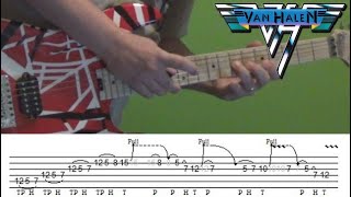 Guitar Lesson  Youre No Good Van Halen solo with Tabs [upl. by Suryt]