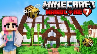 Greenhouse Build  Minecraft 118 Let’s Play Cottagecore Hardcore  Ep 7 [upl. by Marice]