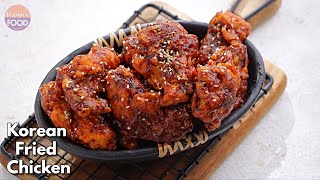 ప్రతీ ఇంట్లో ఉండే వాటితో KFCని తలదన్నే చికెన్ IndoKorean style Korean Fried Chicken VismaiFood [upl. by Eamon]