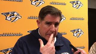 Predators coach Peter Laviolette on PK Subban [upl. by Yntrok]