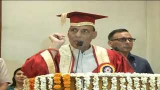 Shri Rajnath Singhs speech at 8th Annual Convocation of JIIT at Noida on 4072015 [upl. by Elpmid]