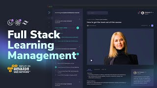 Build a Nextjs Learning Management App  AWS Docker Lambda Clerk DynamoDB ECR S3 Shadcn Node [upl. by Akirdnwahs581]