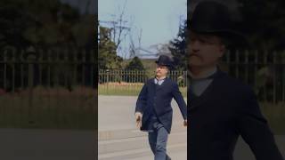 Theodore Roosevelt in 1897  Restored Footage [upl. by Sandler195]