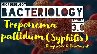 Treponema Pallidumsyphilis DiagnosisBoth Congenital and AcquiredTreatmentLecture 3 [upl. by Carilla]