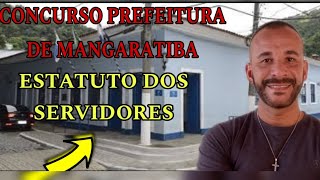 CONCURSO DE MANGARATIBA  ESTATUTO DOS SERVIDORES [upl. by Sheffy258]