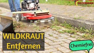 Unkraut leicht und Chemiefrei entfernen  HEITMANN WKB 800 [upl. by Skillern]