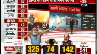 Modi wins in Vadodara leading in Varanasi [upl. by Naiditch351]