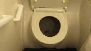 Aircraft lavatory vs toilet paper [upl. by Redfield]