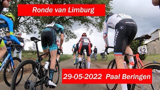 Wegwedstrijd Paal Beringen  3e etappe Ronde Van Limburg  Aspiranten 14 jaar  29 05 2022 [upl. by Mirielle]