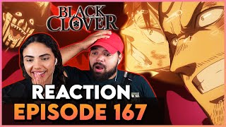 ASTA and YAMI vs DANTE 😈  Black Clover Episode 167 Reaction [upl. by Browning]