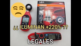 Osram Night Breaker Iluminan un 220 Test de luz y consumo [upl. by Eivod8]