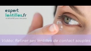 Comment retirer ses lentilles de contact souples Conseils Expert Lentilles [upl. by Reid]