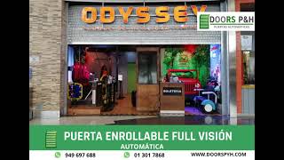 PUERTA ENROLLABLE AUTOMÁTICA FULL VISIÓN DOORS PampH 51 959353170  9804077763 [upl. by Kendry]