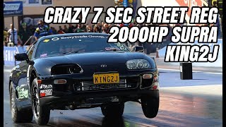 CRAZY 7 SEC STREET REGISTERED 2000HP SUPRA PB 74 AT JAMBOREE SYDNEY [upl. by Hildy698]