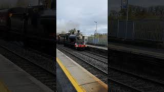 131 passing through Clonsilla Train Station Co Dublin Steam RPSI Train [upl. by Sabu675]