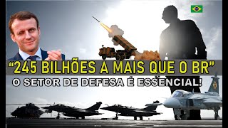 245 BILHÕESano a mais que o BRASIL o orçamento da DEFESA ANUNCIADO por MACRON [upl. by Darton132]