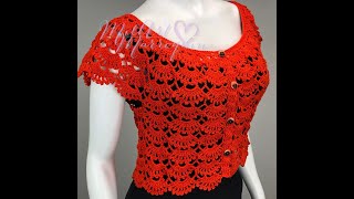 Blusa Bolero Crochet para Dama 1 de 2 cc [upl. by Sulecram]