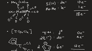 Organometallic Chemistry Basics I The 18 Electron Rule [upl. by Marion118]