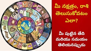 మీ నక్షత్రంమీ రాశి nakshatralu rasulu in telugu [upl. by Eanom]