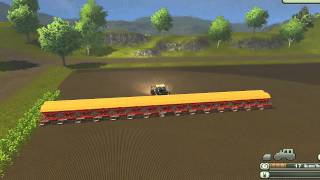 Farming simulator 2013 mods Semoir de 50m  liens [upl. by Shultz724]