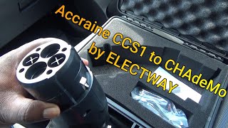 Accraine CCS1 to CHAdeMO Adapter Trial [upl. by Newbill400]