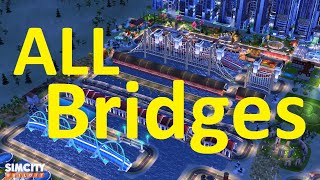 SimCity BuildIt All Bridges Review [upl. by Terchie]