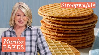 Martha Stewarts Stroopwafels  Martha Bakes Recipes [upl. by Leede228]