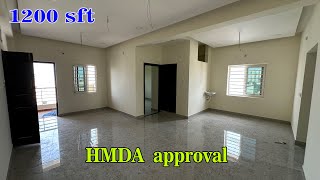 Brand new flat sale p372 hmda  west facing  nbr…6281118626  new flat sale 1200 sft [upl. by Naeruat889]