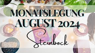 ♡ STEINBOCK ☆ Monatslegung August 2024 ☆ Tarot amp Orakelkarten ♡ [upl. by Eiruam203]