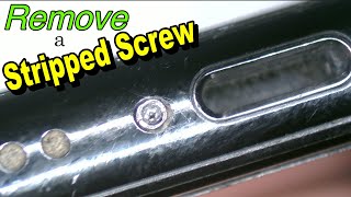 How to Remove a Stripped Screw from your phone [upl. by Sualk]