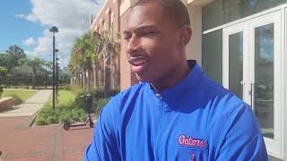 Watch Florida fourstar quarterback commit Tramell Jones Jr talks about his Gators official visit [upl. by Errised]