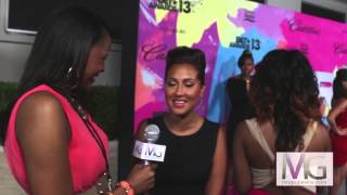 Adrienne Bailon  2013 BET Awards Red Carpet PreAwards Dinner [upl. by Eaj]