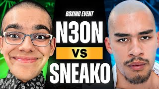 N3ON vs SNEAKO  FULL FIGHT [upl. by Ettenhoj672]