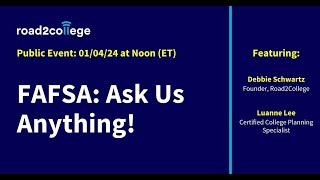 FAFSA Ask Us Anything [upl. by Akilaz342]