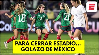 APAGUEN TODO GOLAZO de México para sentenciar el triunfo ante Estados Unidos  Copa Oro Femenina [upl. by Mihalco]