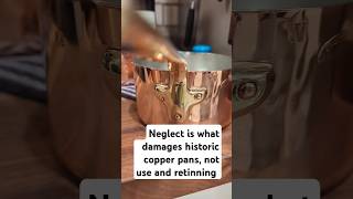 Why cooking with rare antique copper pans preserves them better than storage cookware restoration [upl. by Voss324]