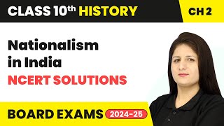 Nationalism in India  NCERT Solutions  Class 10 History Chapter 2  CBSE 202425 [upl. by Anahir95]