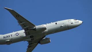 P8A Poseidon TouchnGo Landings03Apr20 [upl. by Lorrad]