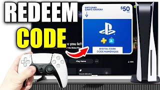 How To Redeem Gift Card On PS5  Easy Guide [upl. by Annej657]