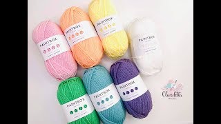 🌈 PAINTBOX CHUNKY YARN RAINBOW COLORS [upl. by Htir]