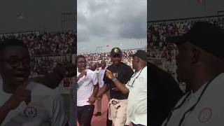 Kanu Nwankwo in the house for Rangers vs Enyimba derby [upl. by Oiretule]