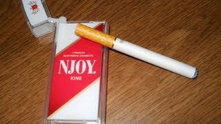 NJOY electronic cigarette vaping review  ecig [upl. by Aitnyc]