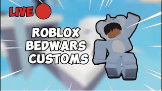 🔴Roblox Bedwars LIVE CARRYING PEOPLE IN NEW EVENT FREE KIT [upl. by Cinnamon556]