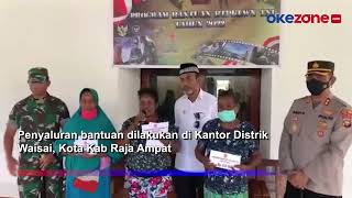 Warga Raja Ampat Gembira Terima Bantuan Uang Tunai dari Jokowi [upl. by Newmann338]