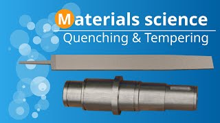 Quenching and tempering of steel  Heat treatment  Hardening  Martensite [upl. by Asserrac]