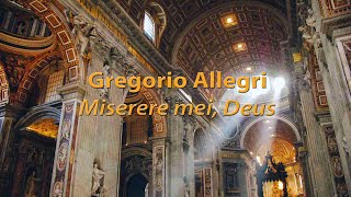 Gregorio Allegri  Miserere mei Deus [upl. by Pleione]