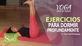 Ejercicios para DORMIR profundamente  Salud180 [upl. by Michiko]