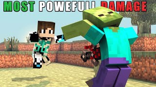 Most Powerful Damage In Minecraft [upl. by Leorsiy]